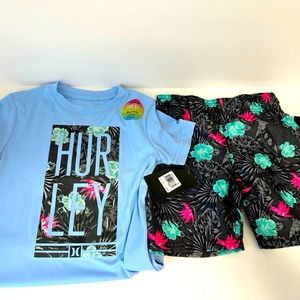 Hurley boys 2-piece swim set size 4T